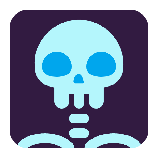 X Ray Flat Emoji from Fluent Emoji Flat Set