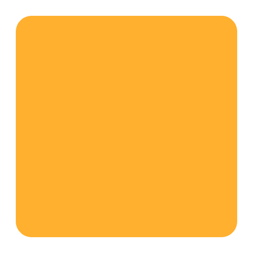 Yellow Square Flat Emoji from Fluent Emoji Flat Set