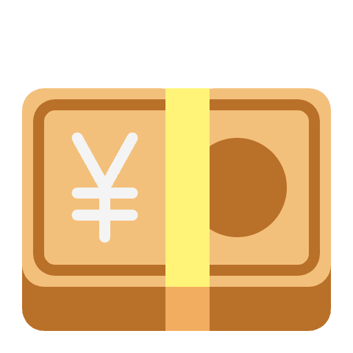 Yen Banknote Flat Element from Fluent Emoji Flat Set