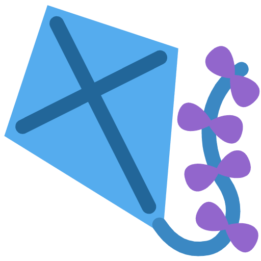 Kite Emoji from Twemoji Set
