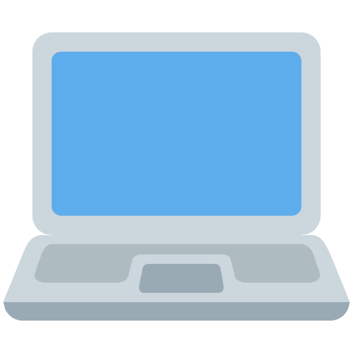 Laptop Emoji from Twemoji Emoji Set
