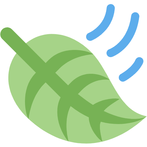 Leaf Fluttering In Wind Emoji from Twemoji Emoji Set