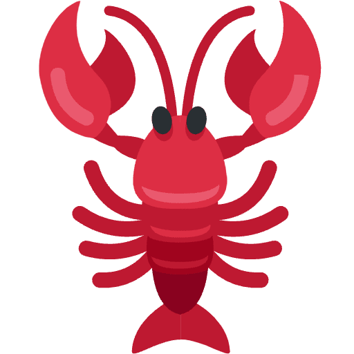 Lobster Element from Twemoji Emoji Set