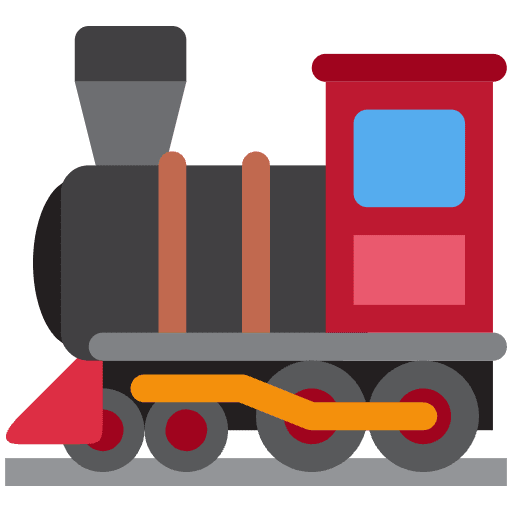 Locomotive Emoji from Twemoji Emoji Set
