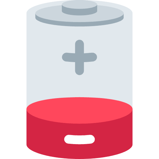 Low Battery Emoji from Twemoji Emoji Set
