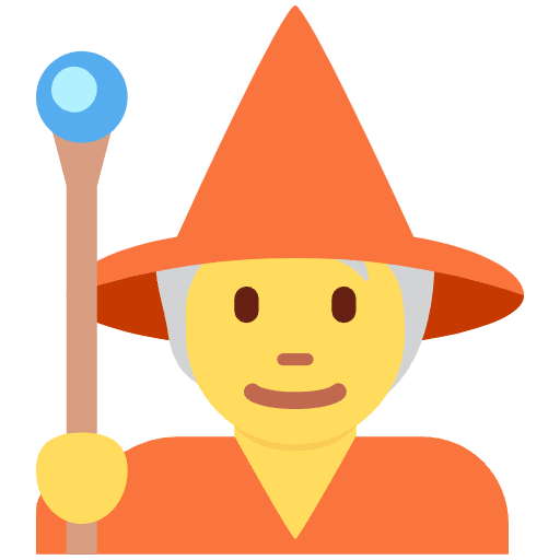 Mage Emoji from Twemoji Emoji Set