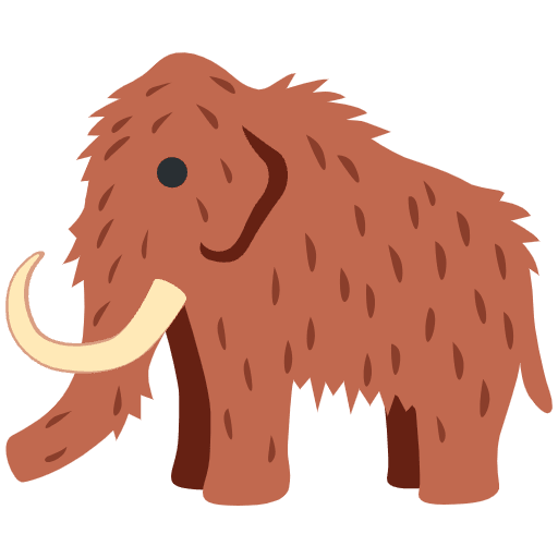 Mammoth Element from Twemoji Emoji Set