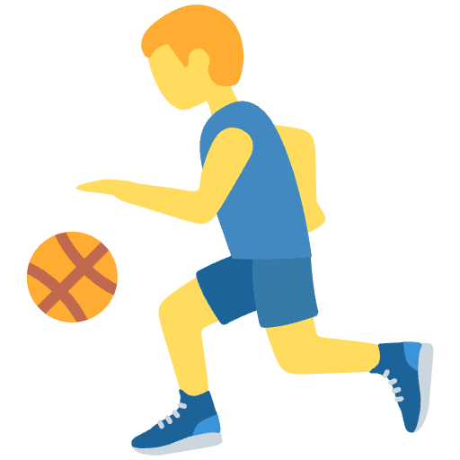Man Bouncing Ball Emoji from Twemoji Emoji Set