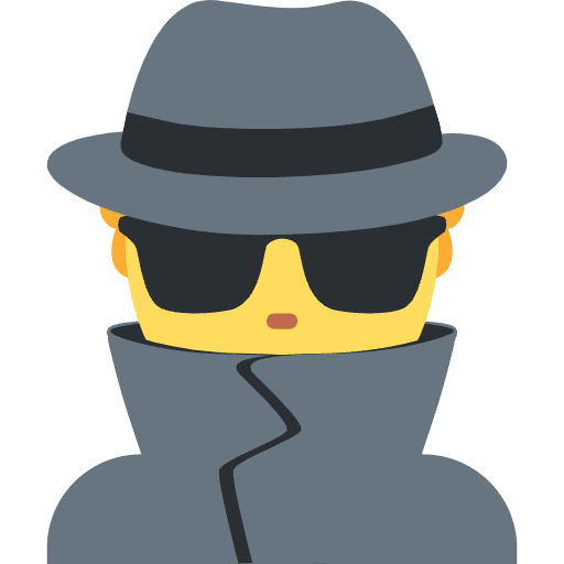 Man Detective Element from Twemoji Emoji Set