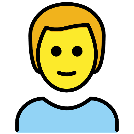 Man Emoji from OpenMoji Set
