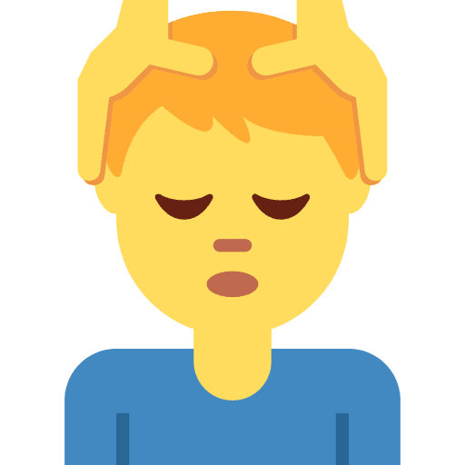 Man Getting Massage Emoji from Twemoji Emoji Set