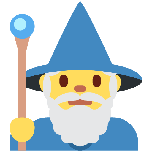 Man Mage Emoji from Twemoji Emoji Set