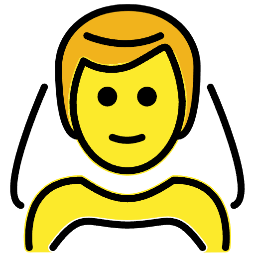 Man With Veil Emoji from OpenMoji Emoji Set
