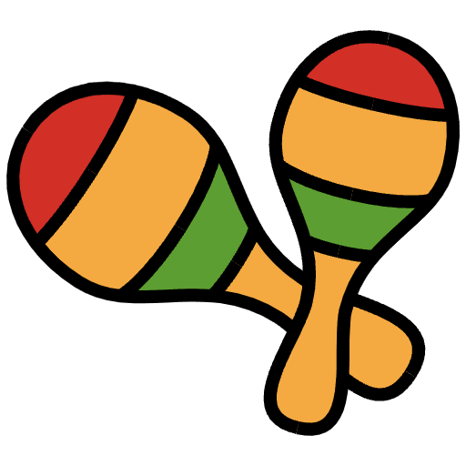 Maracas Emoji from OpenMoji Set