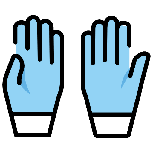 Medical Gloves Emoji from OpenMoji Emoji Set