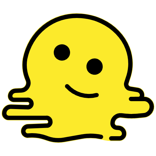 Melting Face Emoji from OpenMoji Emoji Set