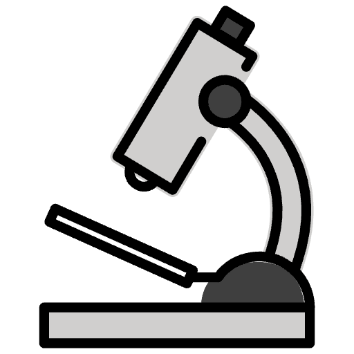 Microscope Emoji from OpenMoji Emoji Set