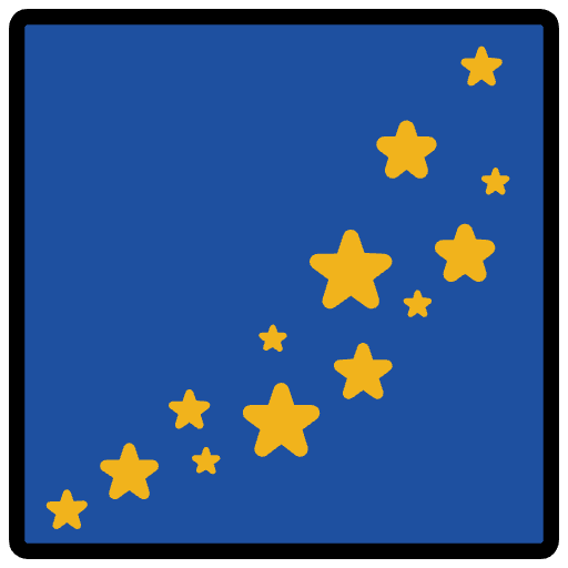 Milky Way Element from OpenMoji Emoji Set