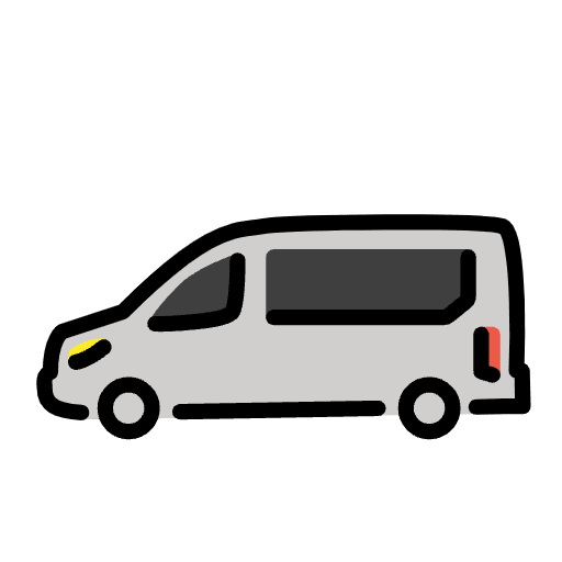 Minibus Emoji from OpenMoji Emoji Set