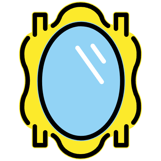Mirror Emoji from OpenMoji Emoji Set