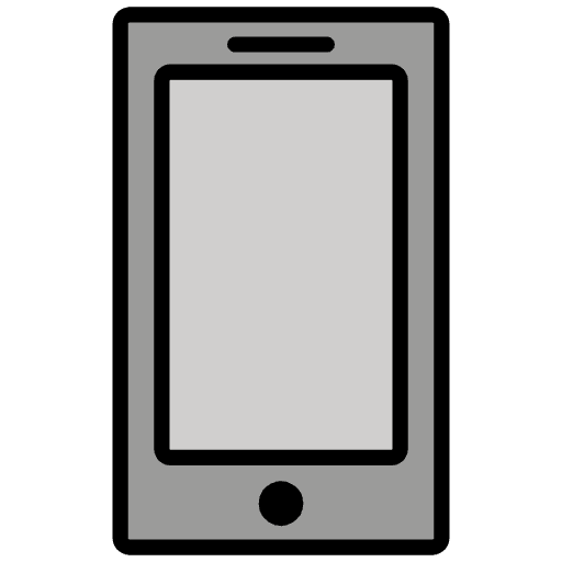 Mobile Phone Emoji from OpenMoji Emoji Set