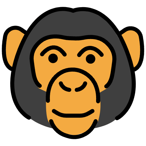 Monkey Face Element from OpenMoji Emoji Set