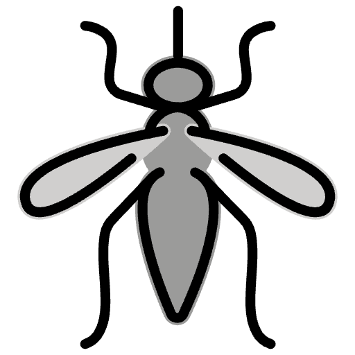Mosquito Emoji from OpenMoji Emoji Set