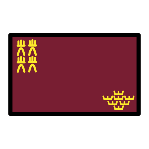 Murcia Flag Element from OpenMoji Emoji Set