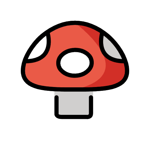 Mushroom Emoji from OpenMoji Set
