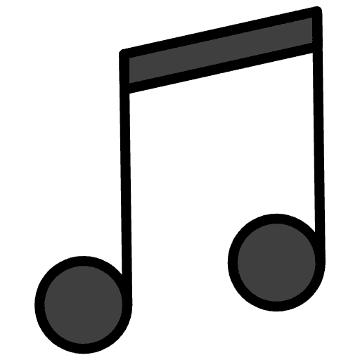 Musical Note Emoji from OpenMoji Emoji Set