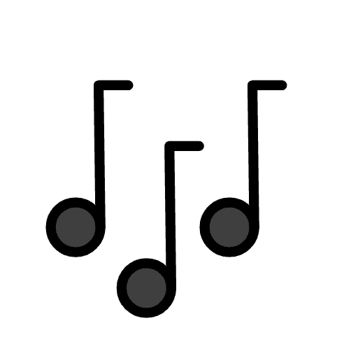Musical Notes Element from OpenMoji Emoji Set