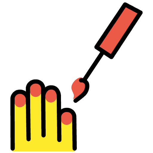 Nail Polish Emoji from OpenMoji Emoji Set