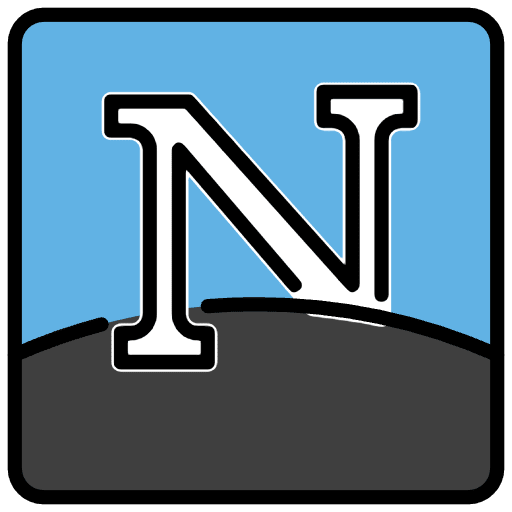 Netscape Navigator Emoji from OpenMoji Emoji Set