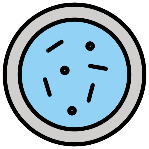 Petri Dish Emoji from OpenMoji Emoji Set
