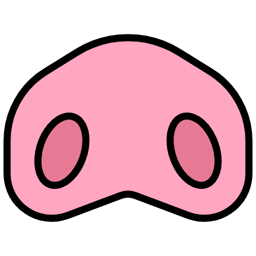 Pig Nose Emoji from OpenMoji Set