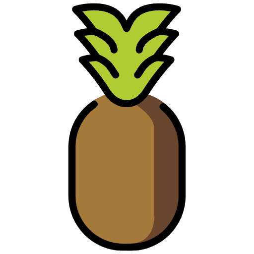 Pineapple Element from OpenMoji Emoji Set