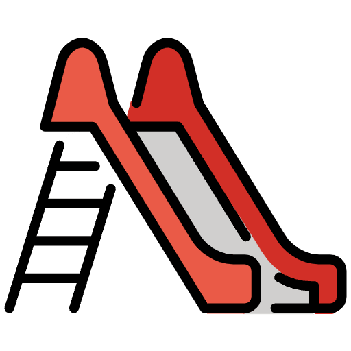Playground Slide Element from OpenMoji Emoji Set