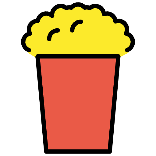Popcorn Emoji from OpenMoji Set
