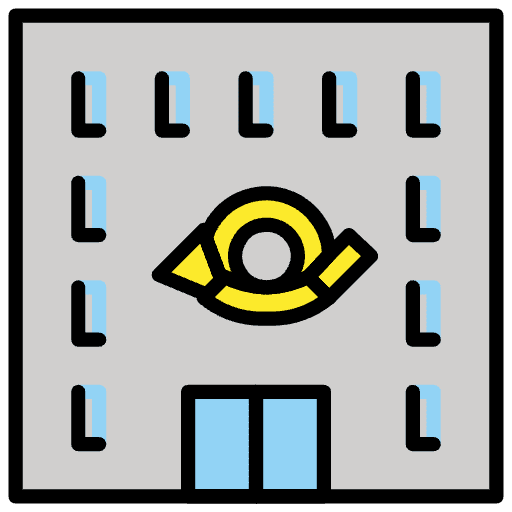 Post Office Emoji from OpenMoji Set
