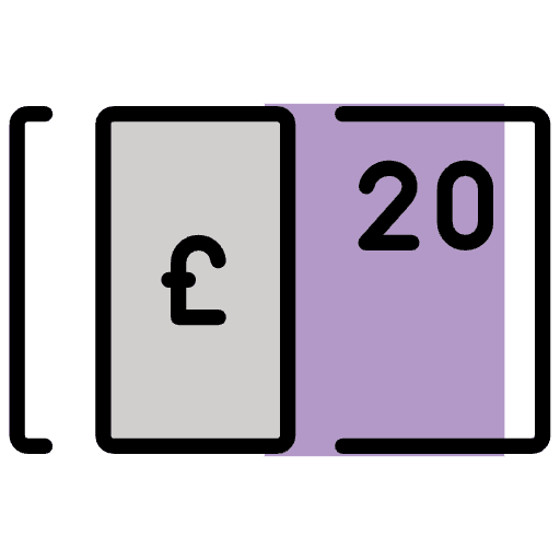 Pound Banknote Element from OpenMoji Emoji Set