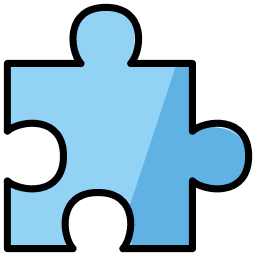 Puzzle Piece Emoji from OpenMoji Emoji Set