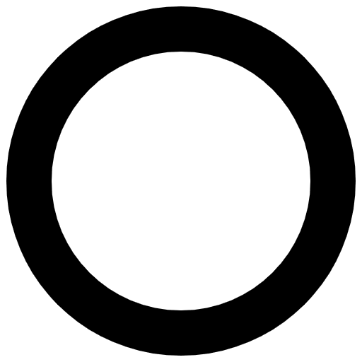 Radio Button High Contrast Emoji from Fluent Emoji High Contrast Set