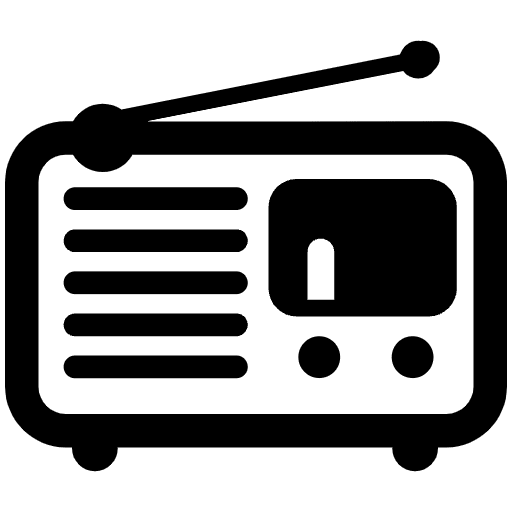 Radio High Contrast Element from Fluent Emoji High Contrast Set