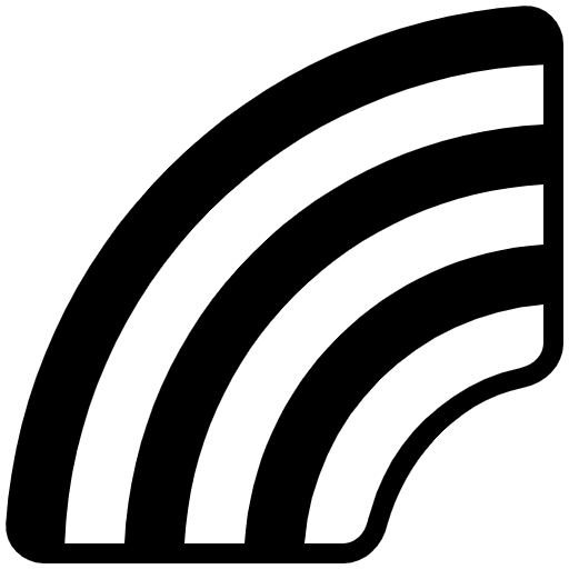 Rainbow High Contrast Emoji from Fluent Emoji High Contrast Set