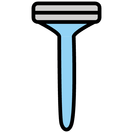 Razor Emoji from OpenMoji Emoji Set
