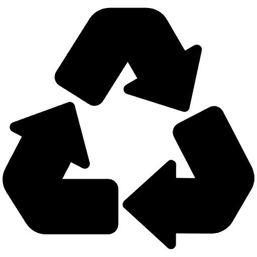 Recycling Symbol High Contrast Emoji from Fluent Emoji High Contrast Set
