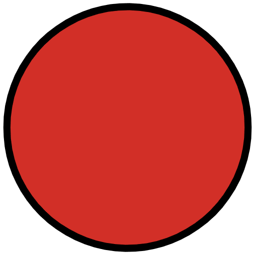Red Circle Emoji from OpenMoji Emoji Set
