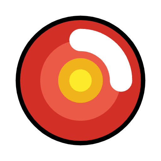 Red Eye Element from OpenMoji Emoji Set