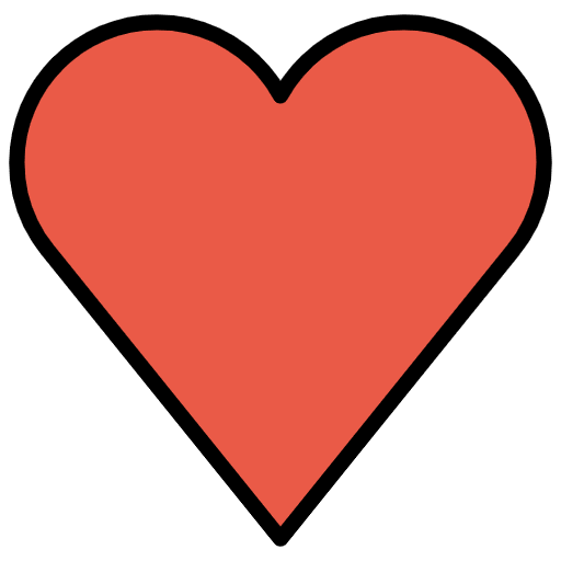 Red Heart Element from OpenMoji Emoji Set