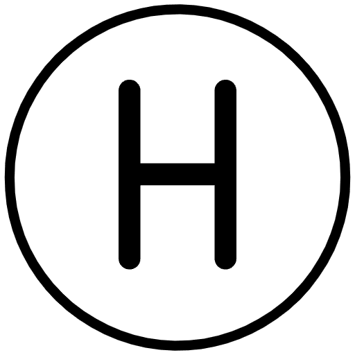 Regional Indicator H Element from OpenMoji Emoji Set